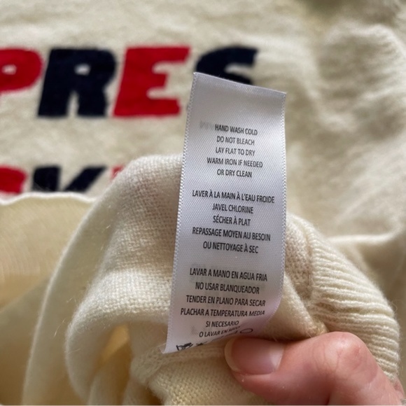 Frame Denim Apres Ski Cashmere Wool Blend Sweater - Picture 9 of 9